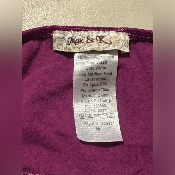 Max and K Camisole Top with Built-In Bra - Picture 3 of 5